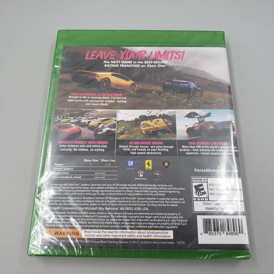 Forza Horizon 2 (Microsoft Xbox One, 2014) Brand New Factory Sealed ESRB - Image 2 of 4