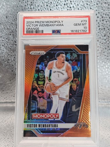 2024-25 Panini Prizm Monopoly ORANGE Prizm SP Victor Wembanyama /149 Spurs