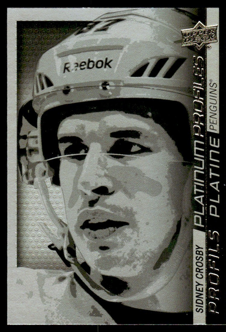2015-16 Upper Deck Tim Hortons Platinum Profiles Sidney Crosby Pittsburgh