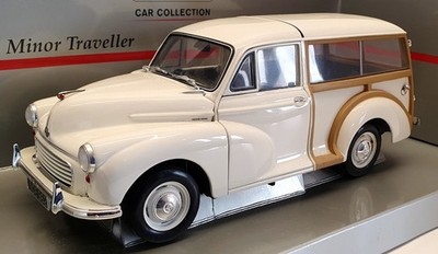 Minichamps Maßstab 1:18 Druckguss 150 137010 - Morris Minor Traveller - weiß