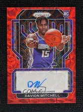 2021-22 Panini Prizm Rookie Signatures Choice Davion Mitchell #RS-DMI Auto x3x