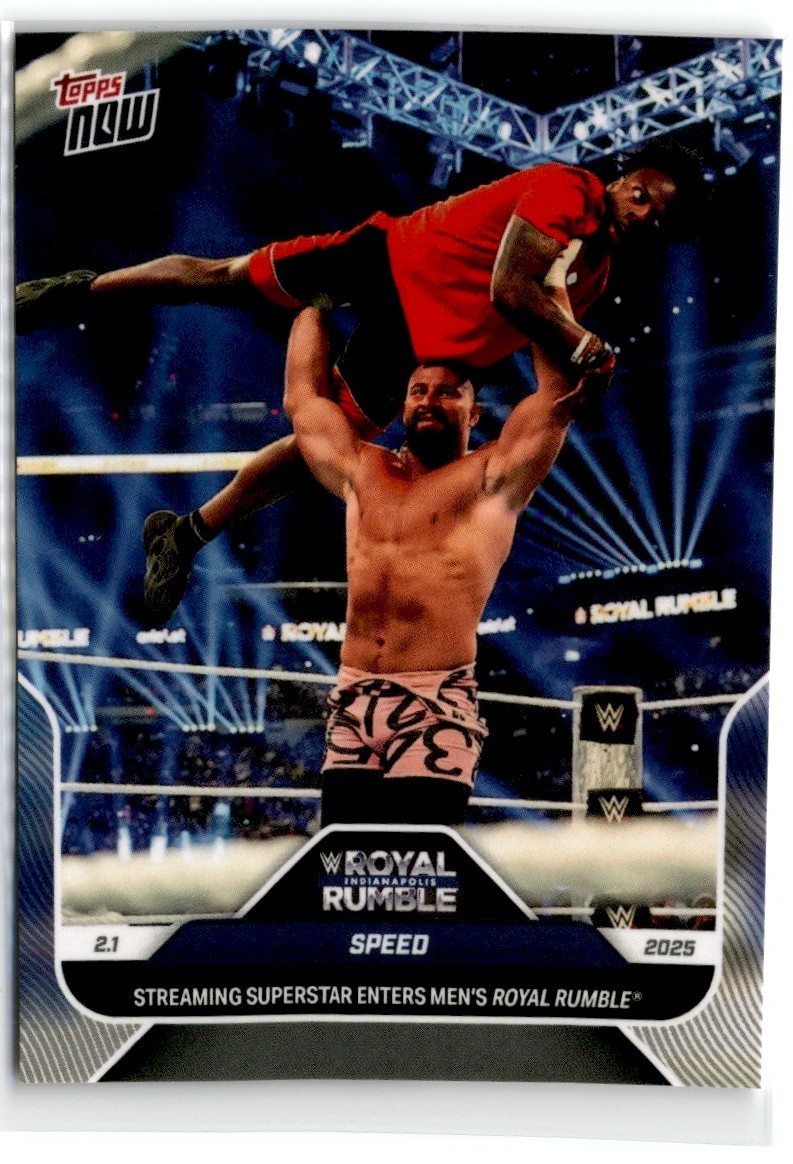 2025 TOPPS NOW WWE ROYAL RUMBLE SPEED #15