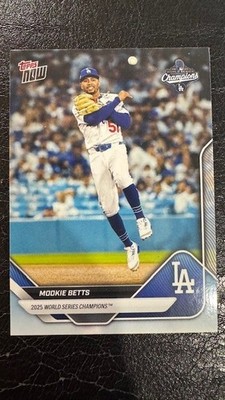 2025 MLB Topps NOW World Series Champions Los Angeles Dodgers You