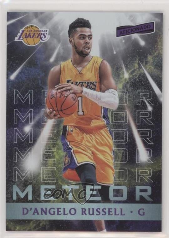 2016-17 Panini Aficionado Meteor D'Angelo Russell #9 2h4