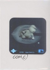 1990 Upper Deck Team Logo Hologram Inserts Cincinnati Reds #CIN 0au4