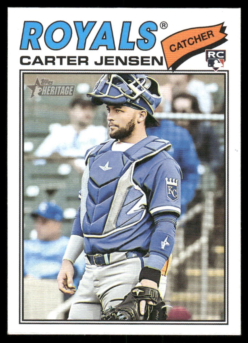 2026 Topps Heritage Carter Jensen #199 Kansas City Royals