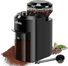 Wancle Electric Burr Coffee Grinder 28‑Setting Adjustable Professional Grinder