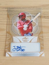 2024 LEAF TRINITY JOSWA LUGO AUTO 30/99 BRONZE CLEAR ACETATE AUTOGRAPH