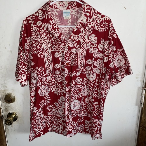 Mens Jantzen Shirt Kona Kai Vtg Hawaiian Casuals Hippy USA Made 60s 70s Medium