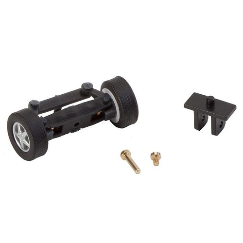 Faller H0 163004 - Eje delantero, completamente montado para turismos, grande + ruedas mercancía nueva | Zustand: Neu