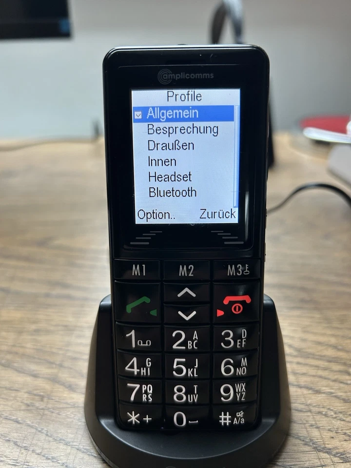 Amplicomms PowerTel M6000 Senioren Handy Mobiltelefon OVP - Bild 3 von 4