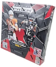 2025 Panini Prizm Draft Picks Football Factory Sealed Hobby Box 4 Autographs