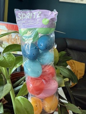 Spritz Multicolor Plastic Easter Eggs 12 Pack