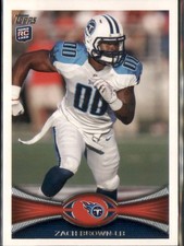 ZACH BROWN #363 2012 Topps Tennessee Titans NM