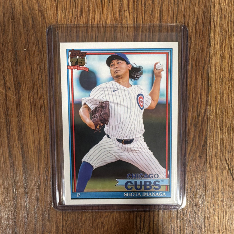 Topps 2026 Series 1 1991 Topps Baseball Shota Imanaga #T91-89 Cubs