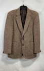 Vintage 80s Burton Men's Harris Tweed Brown Houndstooth Blazer Sport Coat Sz 42 — photo 1