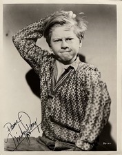 MICKEY ROONEY Signed Autograph VINTAGE YOUNG ...