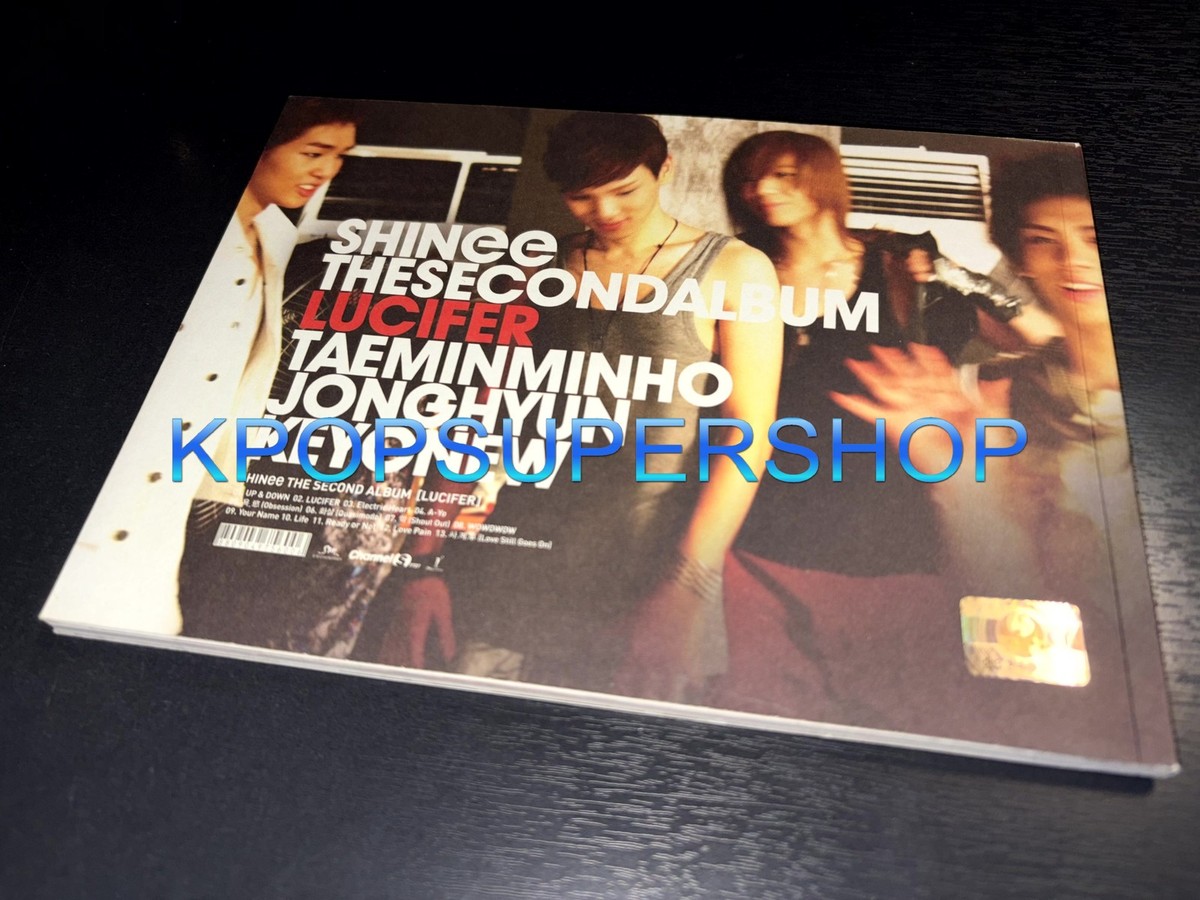 SHINee 2nd Album Lucifer Type B CD Photobook Great Rare OOP Second