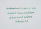 Wholesale 21Pr 925 Sterling Silver Natural Blue Larimar Hook Earring Lot
