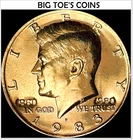 1983-P GOLD PLATED KENNEDY HALF 20Y ANNIVERSARY VERY BEAUTFUL COIN FAST SHIPPING