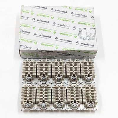 Wieland revos BASIC 10 Pole & Ground Male Insert (70.310.1040.0) Box of 10