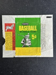 1964 Topps Baseball Wax Pack WRAPPER