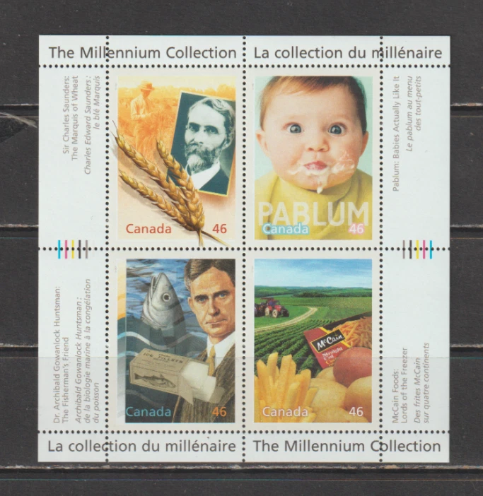 Canada 2000 The Millennium Collection Souvenir Sheet MNH - Image 1 of 1