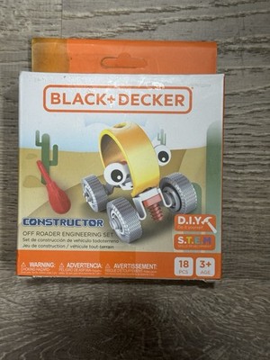 Black + Decker Constructor Off Road Engineering Set-Skills Development,18 PC NEW