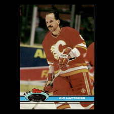 Ric Nattress #217 1991 Stadium Club Calgary Flames Hockey Card NHL NM
