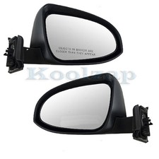 For 15-18 Yaris 1.5L Hatchback Rear View Door Mirror Assembly Manual Set Pair