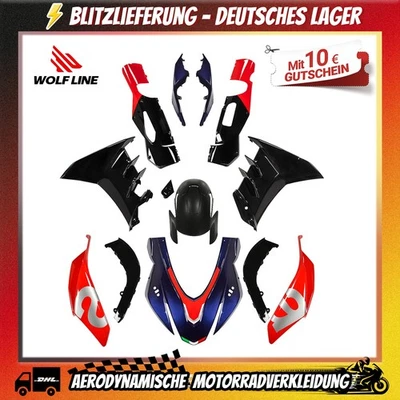 WOLFLINE Kit completo carena plastica ABS per Aprilia RSV4 2021-2024 2023