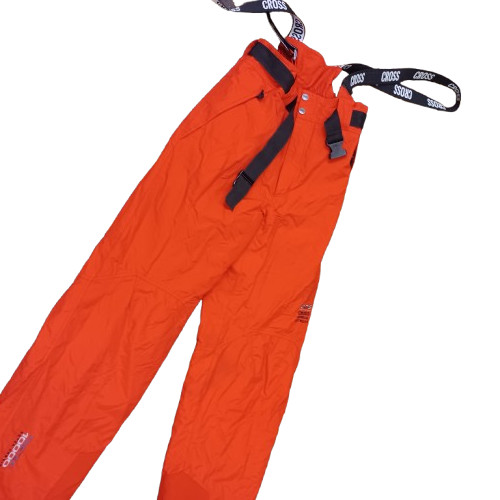 CROSS C.T.S. Technical Ski Pants Men's L Red Finetex 10000 Waterproof Salopet image 3