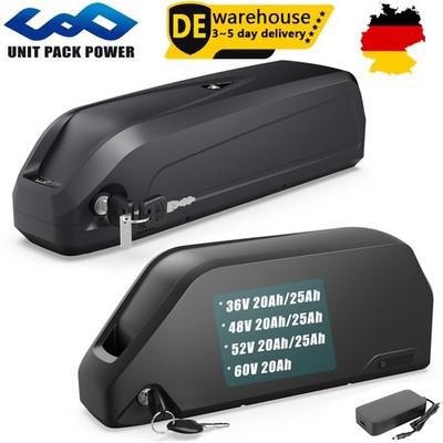 E-bike Akku 36V 48V 52V Pedelec Batterie For Elektrofahrrad 0~2000W Bafang Motor