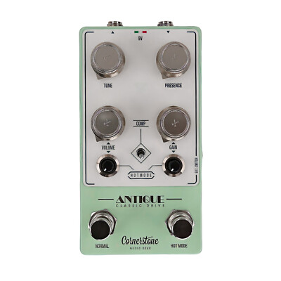 Cornerstone Antique V3 Overdrive Pedal (Surf Green)