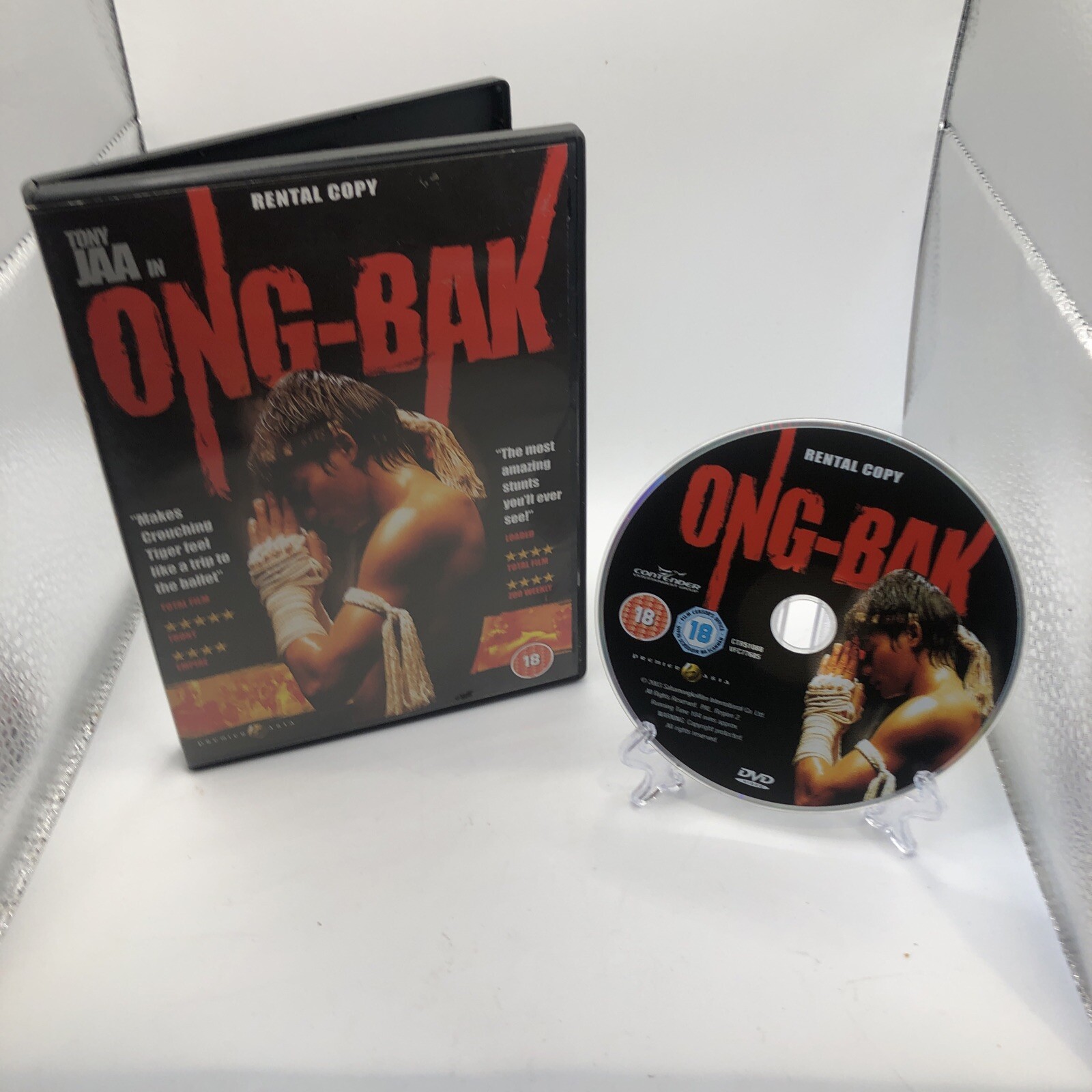 Ong Bak (DVD-2005, 1-Disc) Region 2. Tony Jaa. **[RENTAL COPY]**