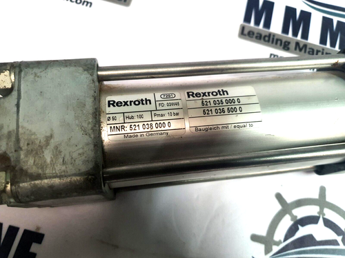 REXROTH 5210380000 PNEUMATIC CYLINDER VALVE HUB:100 Pmax:10BAR 03W45 - Picture 2 of 5