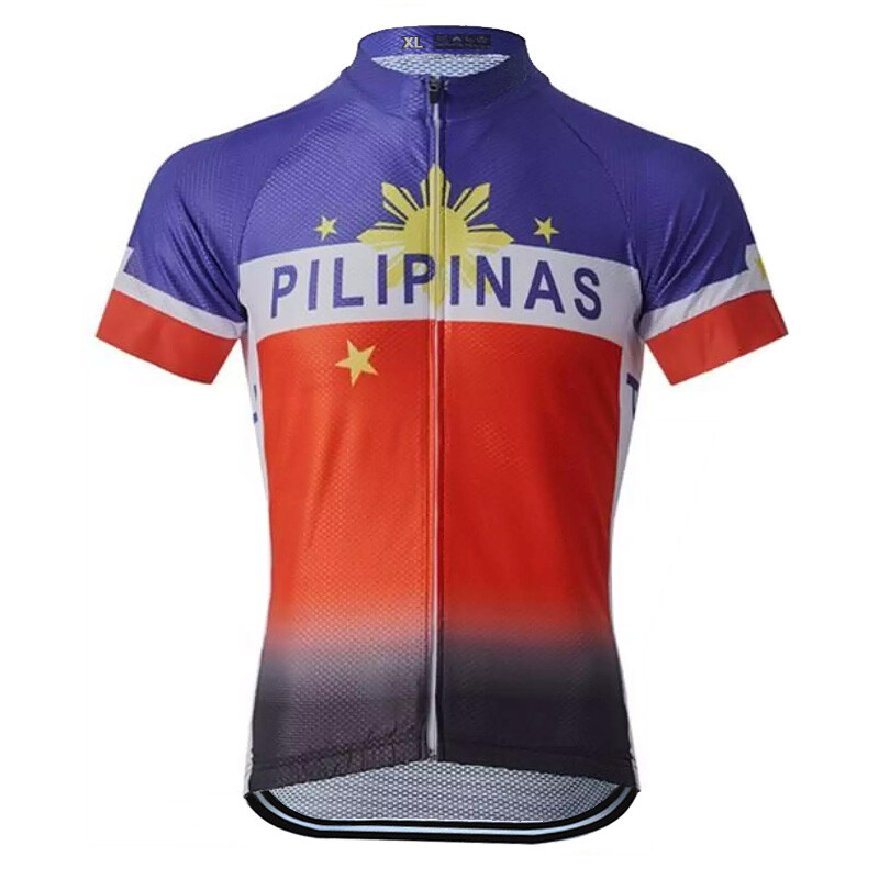 Pilipinas Men Cycling Jersey Bib Short Set Bicycle Bike Top Shirt