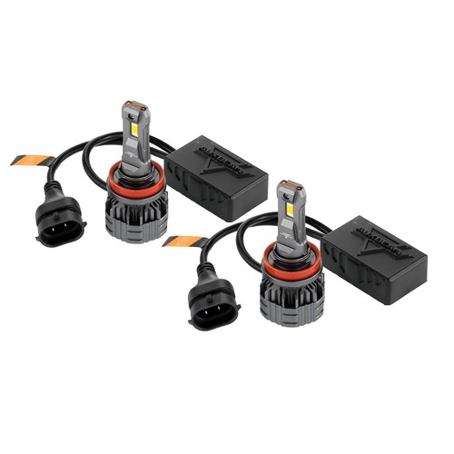 AUXBEAM H11 LED Headlight Bulbs Kit High or Low Beam Super White Bright+CANBUS - Foto 3 di 12
