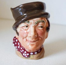 Royal Doulton Toby/Character Jug - SAM WELLER - D6140 - Mini H6cm 1950