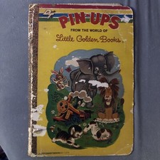 DOLLY TOY PIN-UPS LITTLE GOLDEN BOOK DECOR FOR NURSERY VINTAGE 1950  s