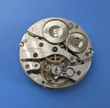 WWII ERA 16 SIZE 23 JEWEL WALTHAM VANGUARD MODEL 1908 POCKET WATCH PARTS