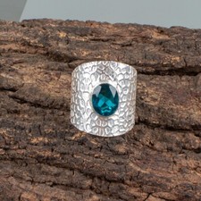 Apatite Gemstone 925 Sterling Silver Handmade Jewelry Ring For Birthday Gift