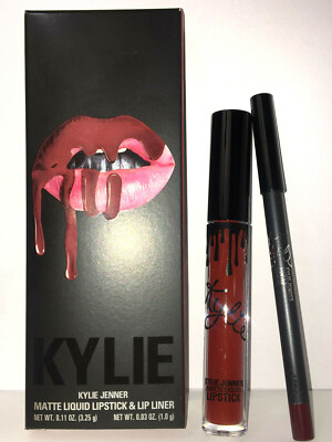 KYLIE Cosmetics LIP KIT Boujee MATTE Red LIQUID LIP GLOSS AND