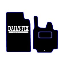 CAR FLOOR MATS FOR SMART FORTWO 2007 TO 2014 ALL WEATHER TAILORED BLACK CARPET