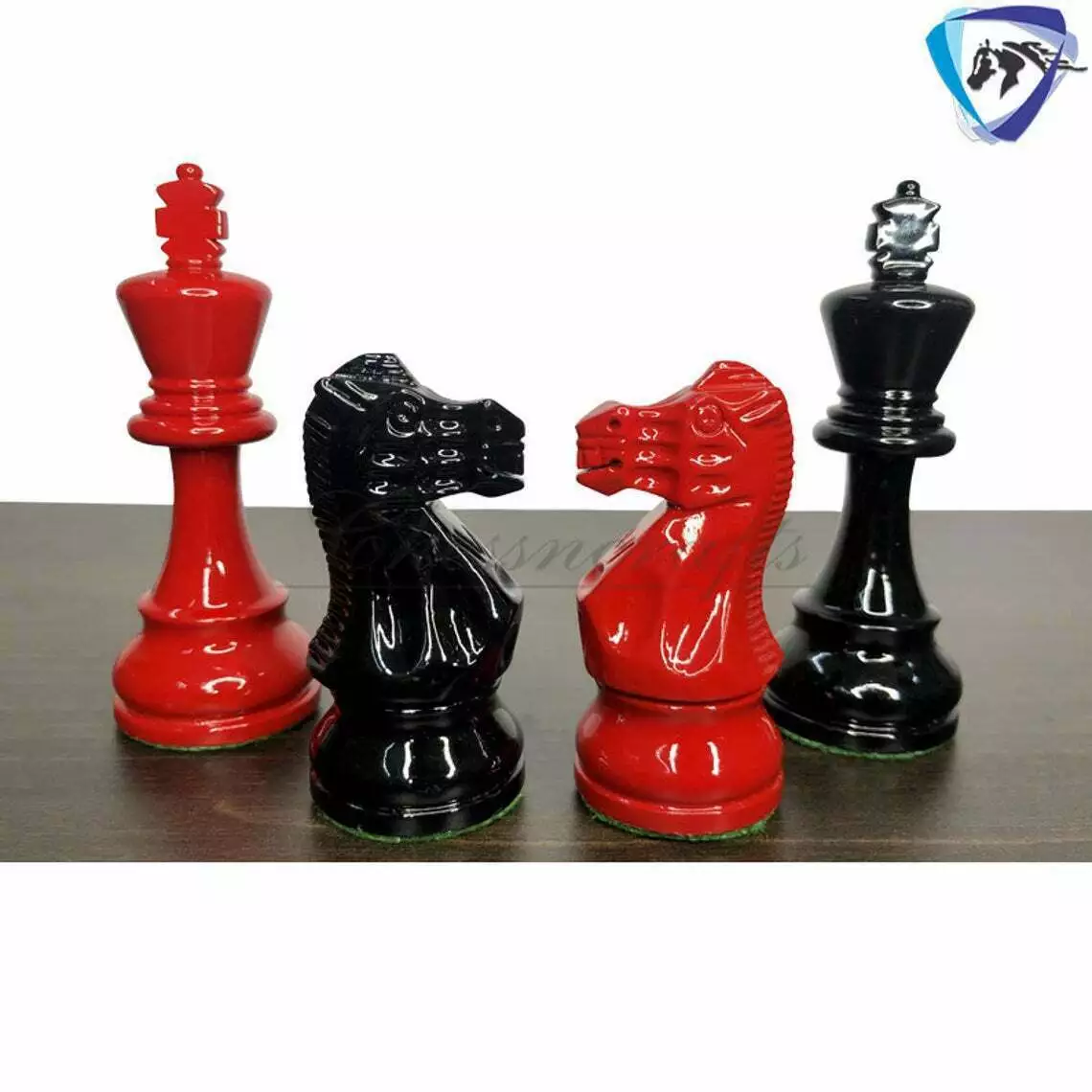 The Professional Series Tournament Staunton Weighted Chess Pieces in  Sheesham and Boxwood - 3.8 King