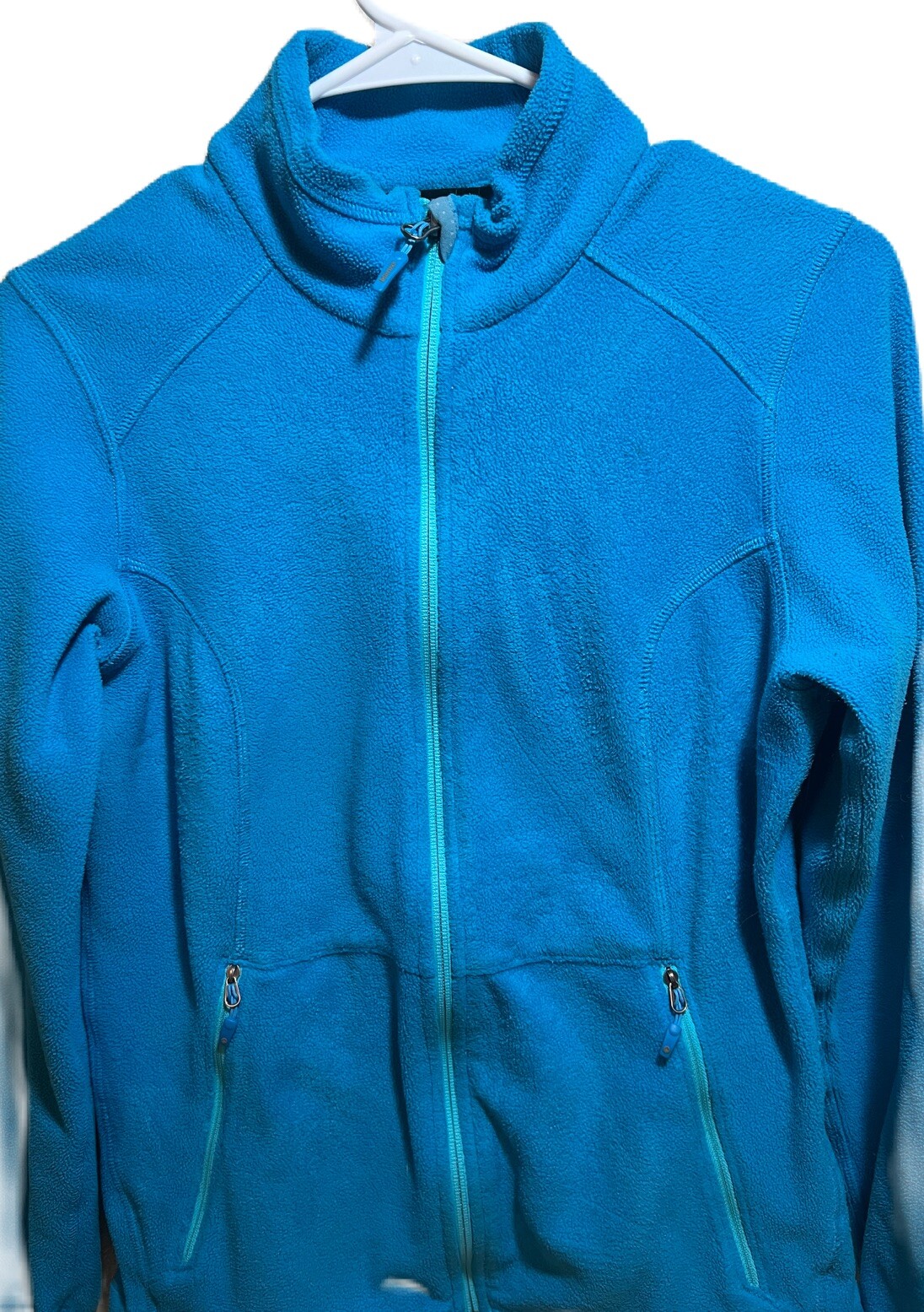 Women's Marmot Polar Tec  Blue Full Zip Fleece Jacket Size MEDIUM