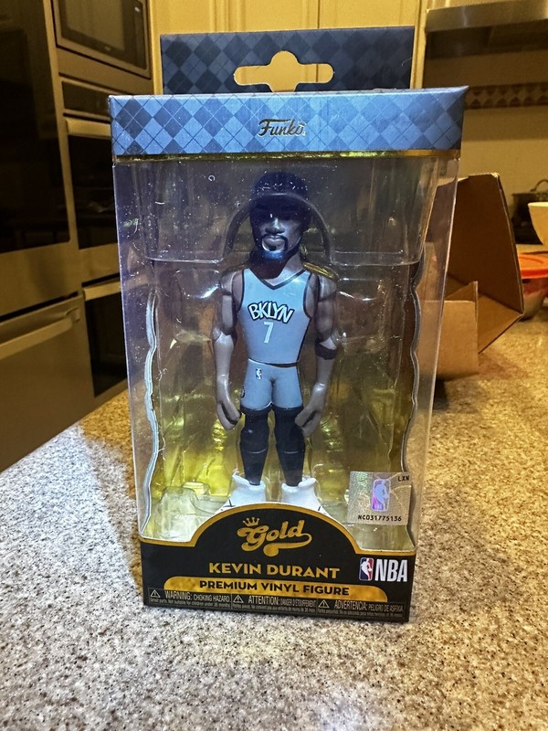 Funko Gold Kevin Durant , Rare Funko , NBA Funko , NBA Prizm Kevin Durant