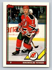 Viacheslav Fetisov 1991-92 Topps #175 New Jersey Devils