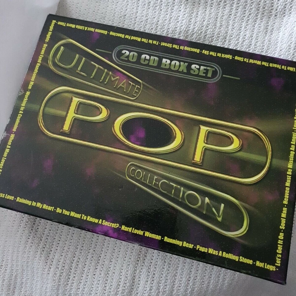 ULTIMATE POP COLLECTION - 20 CD BOX SET - BOB MARLEY, TAVARES... SEALED - Image 2 of 4