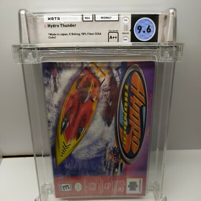 Hydro Thunder N64 NEW SEALED Nintendo 64 WATA 9.6 A++ MINTY LOOK! EXCELLENT